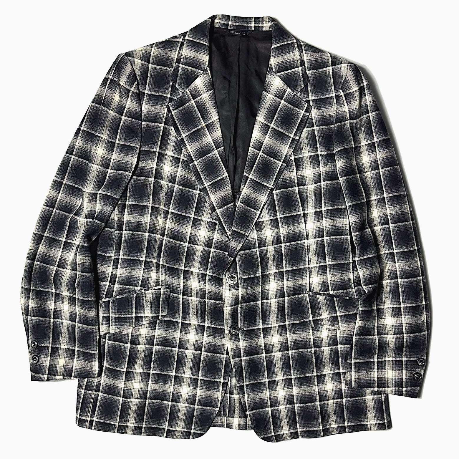 Vintage 80〜90's【ANTON'S】Ombre Check Tailored Jacket | Antler