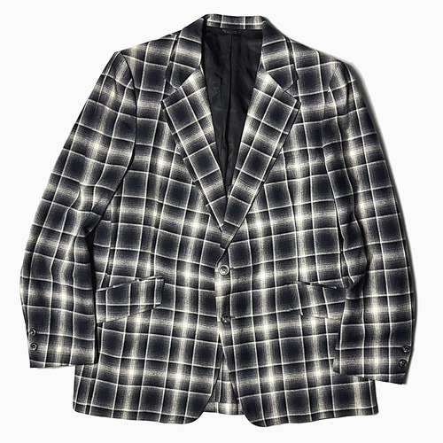 Vintage 80〜90's【ANTON'S】Ombre Check Tailored Jacket