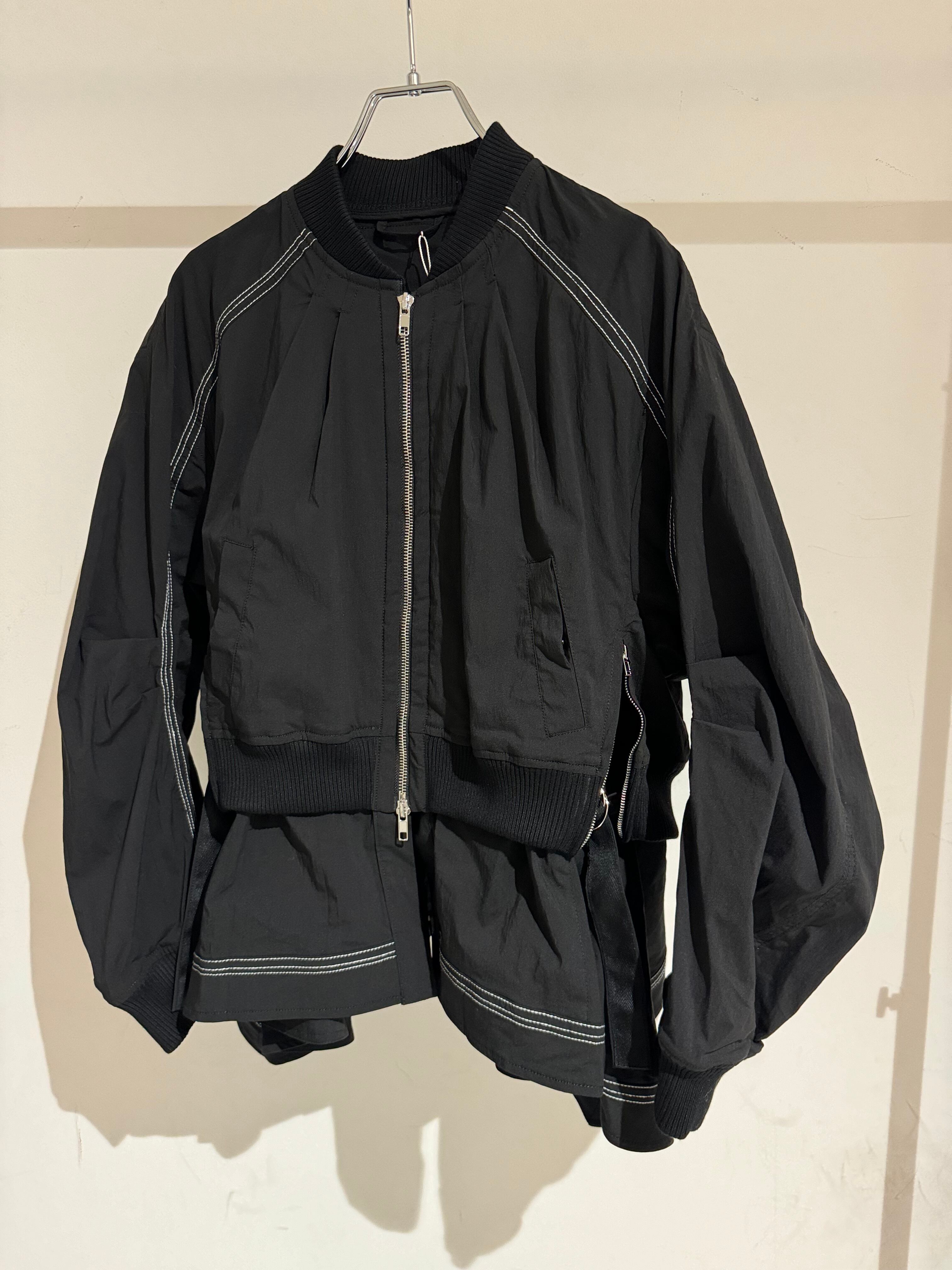 side zip irregular hem peplum blouson