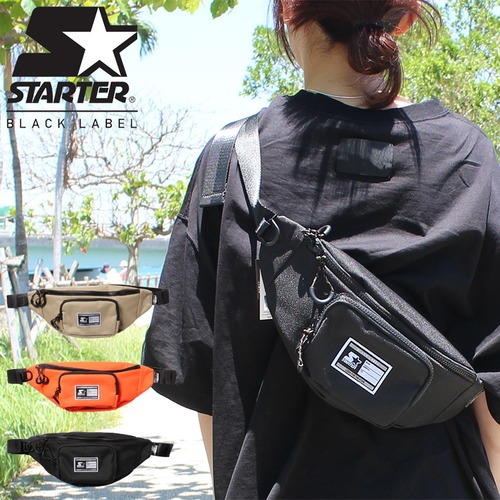 【st-wb001】STARTER BLACK LABEL (スターターブラックレーベル) BODY BAG ウエストバッグ ウエストポーチ ボディバッグ ヒップバッグ ST-WB001