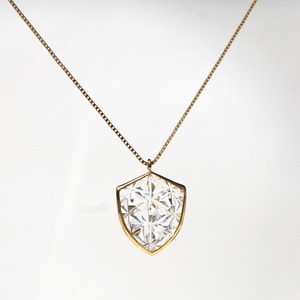 KIRIKO / Rock Crystal Necklace (Emblem / KN002-CQ)