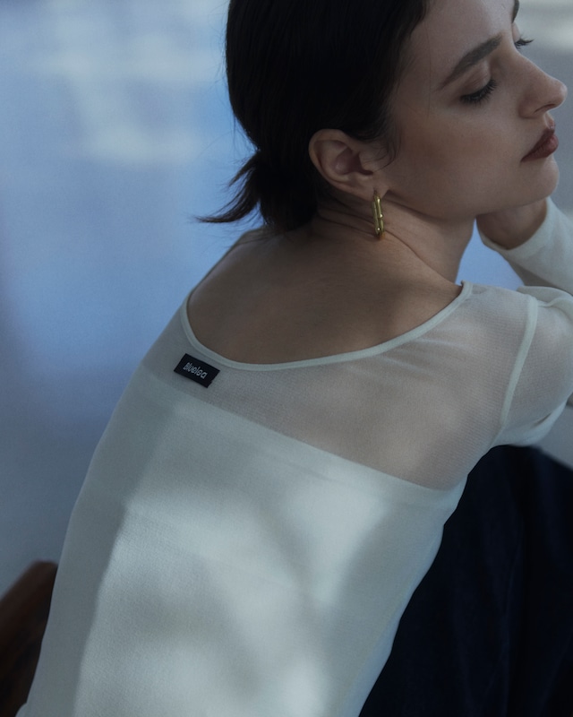 3/13(FRI)21:00ーFlocky tulle long Tee