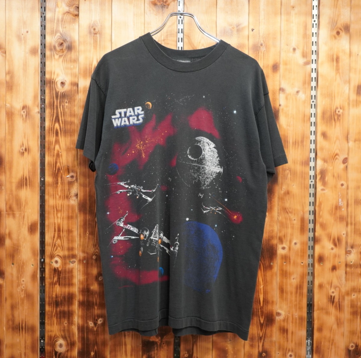 STARWARS デススター Tシャツ ヴィンテージ 袖裾シングル スター 