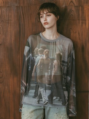 School Sheer Long Sleeve Tee  / UNISEX / GIRLS