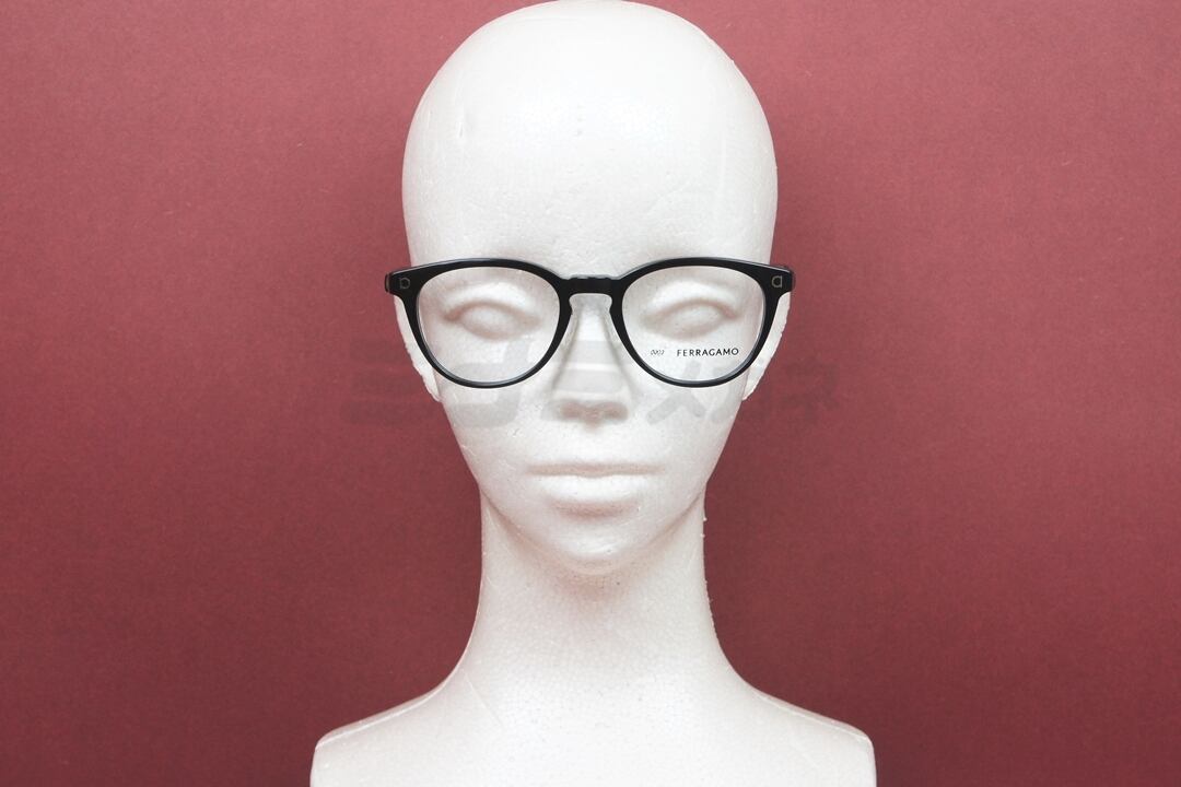 999.9×FERRAGAMO メガネ SF9001N 001 コラボモデル アジアンフィット