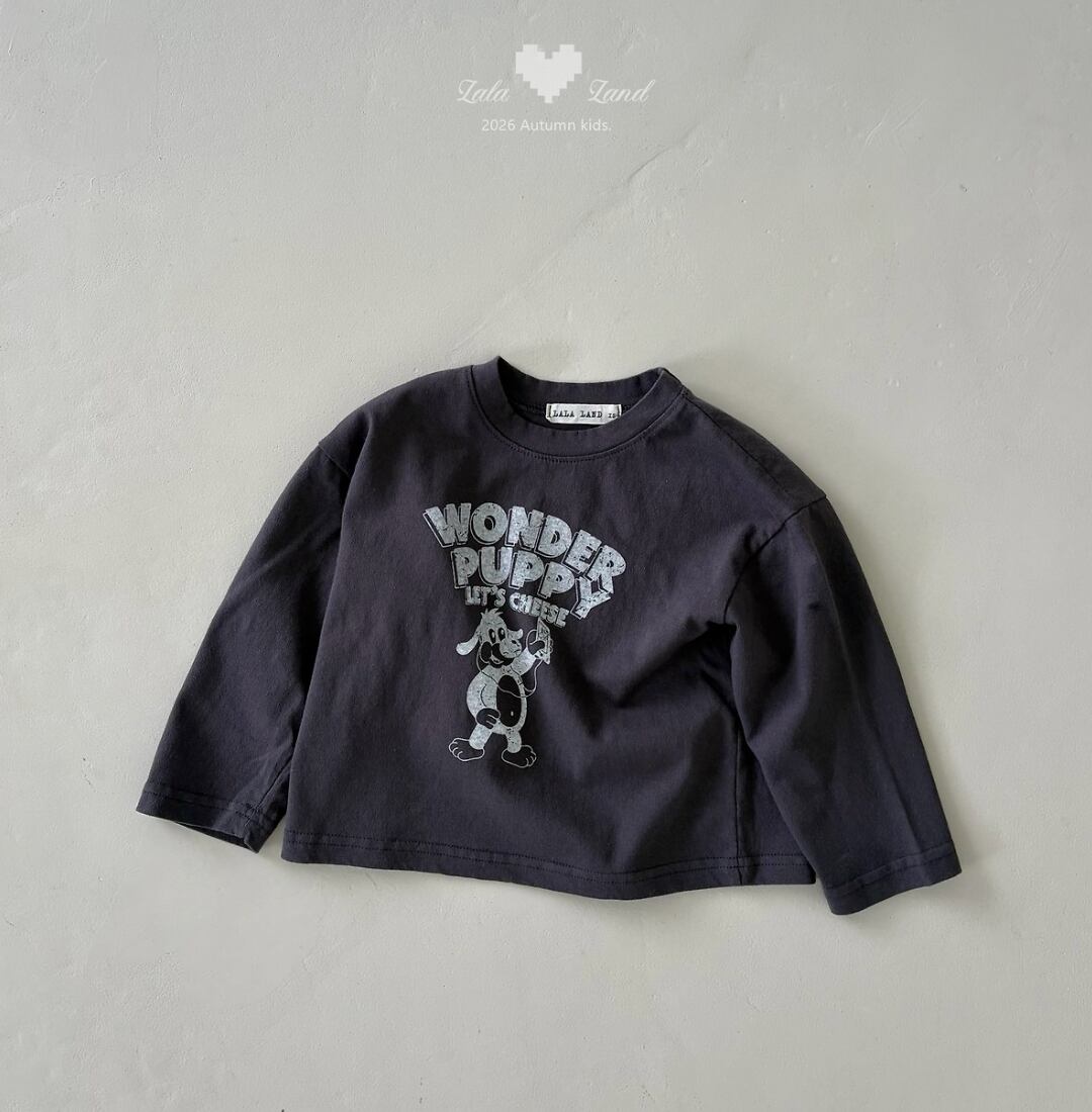 送料無料【予約】/ セルフィーパピーTシャツ/lalaland