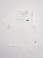 SMALL BOX S/S MOCK NECK WHITE