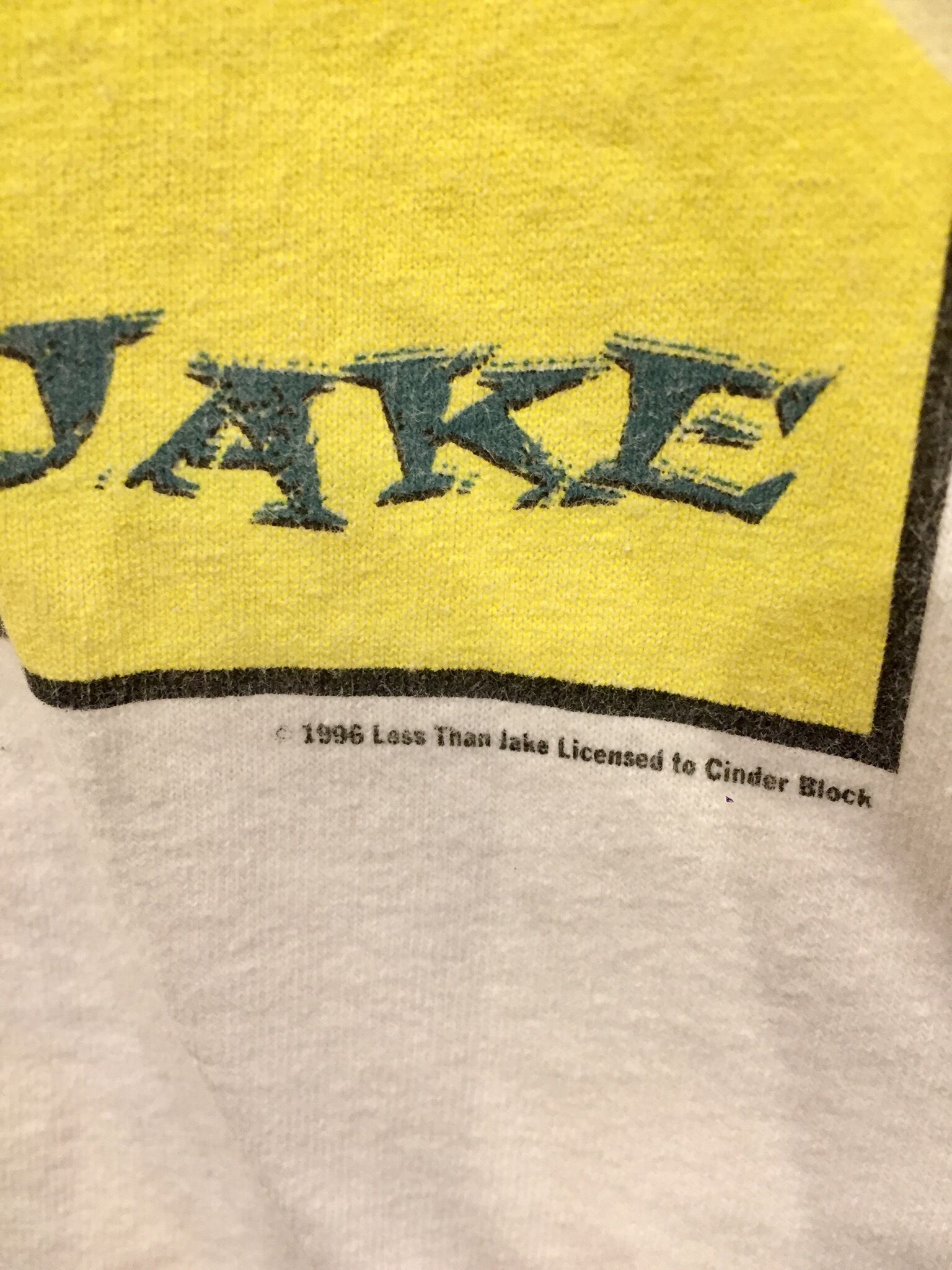 43e 00's LESS THAN JAKE バンド ハード ロック Tシャツ