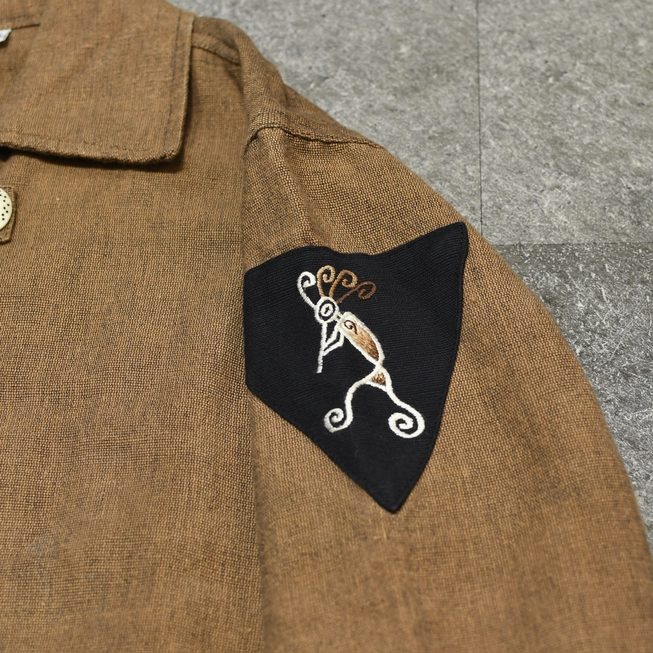kokopelli embroidery design jacket