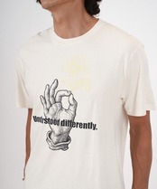 UNDERSTOOD DIFFERENTLY PRINT T-SHIRTS［HSC007］
