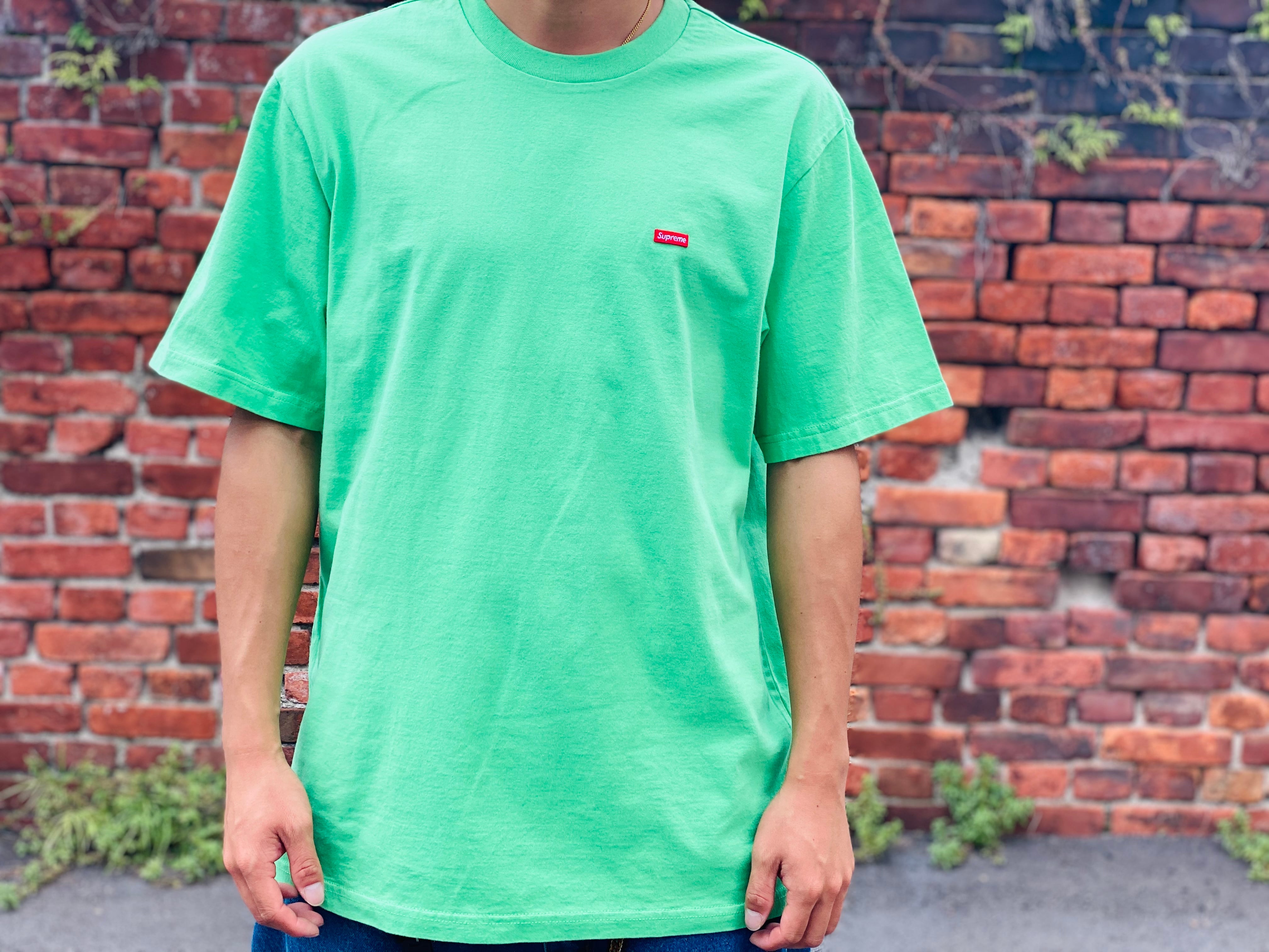 Supreme 20SS SMALL BOX LOGO TEE MEDIUM BRIGHT GREEN 40 6824 