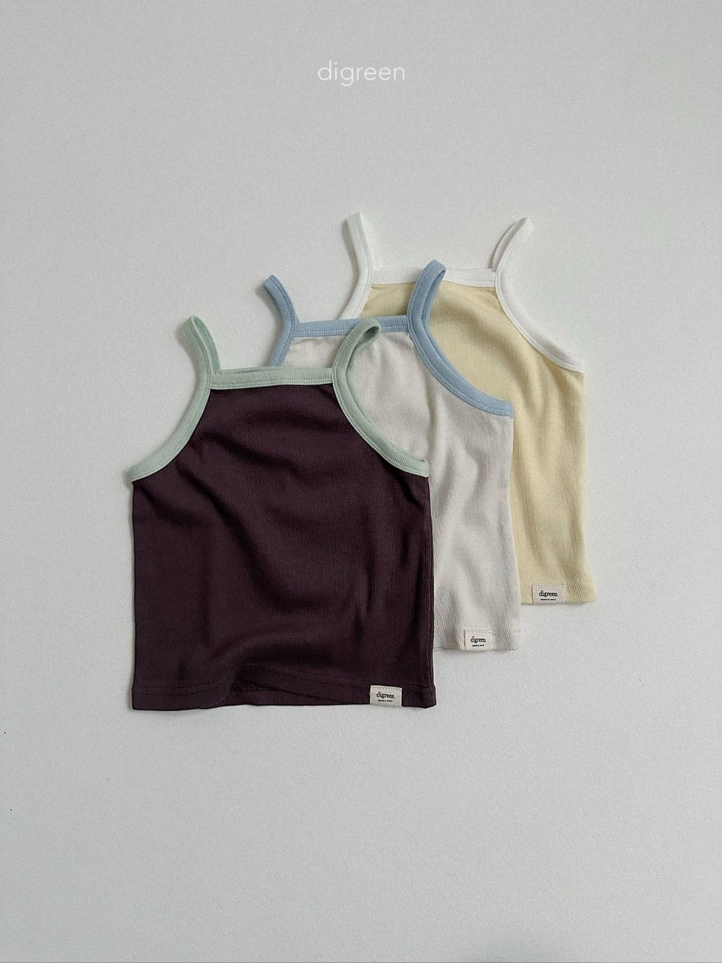 new color matching tank top【digreen】※7月下旬発送予定