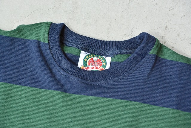 バーバリアン BARBARIAN 長袖無地12ozクルーネック(RFE-11)NVY/BOT Sサイズ