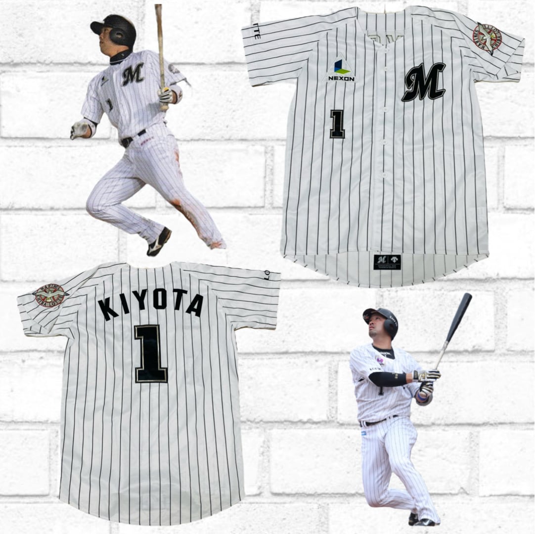 DESCENTE 千葉ロッテマリーンズ 清田育宏 刺繍ユニフォーム 佐々木