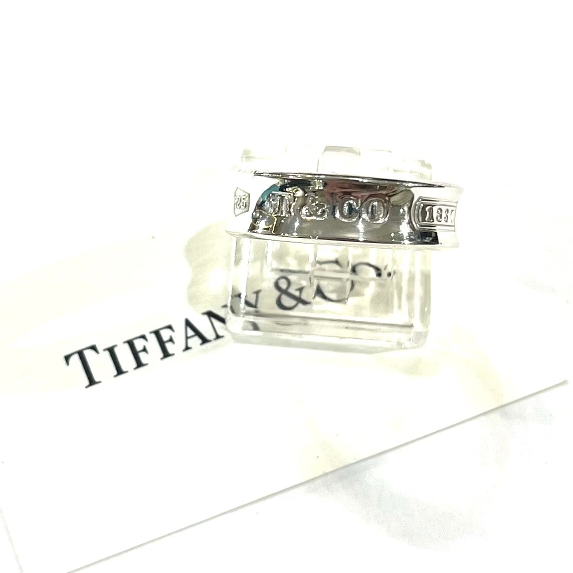 TIFFANY&CO】【18号】2614 ナローデザインシルバーリング 15号 TIFFANY&CO】【18号】2614 ナローデザインシルバーリング 15号
