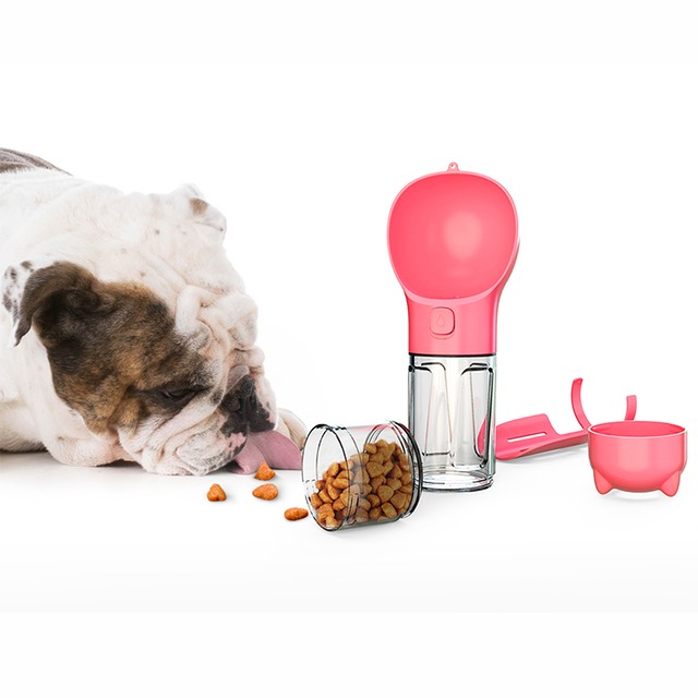 犬用品 ウォーターボトル 犬 給水ボトル 給水器 ペットウォーターボトル 携帯型 手提げ ストラップ付き 散歩 便利中型犬 大型犬