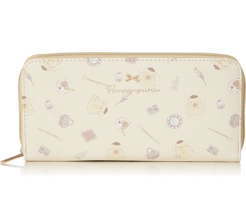 サンリオ 財布 ラウンド長財布 レディース ポムポムプリン