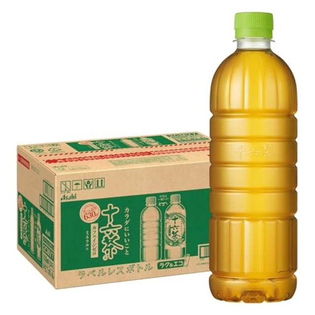 十六茶 アサヒ飲料 ラベルレスボトル 630ml×24本 [お茶] [ノンカフェイン]