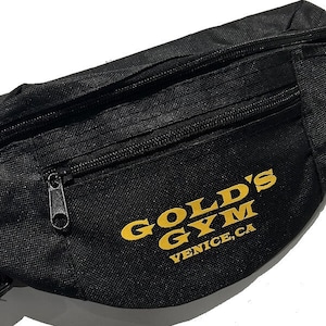 【正規品】GOLD'S GYM LOGO BACKPACK ゴールドジム ベニス本店限定　ファニーパッグ ウエストポーチ【05210910-blue】