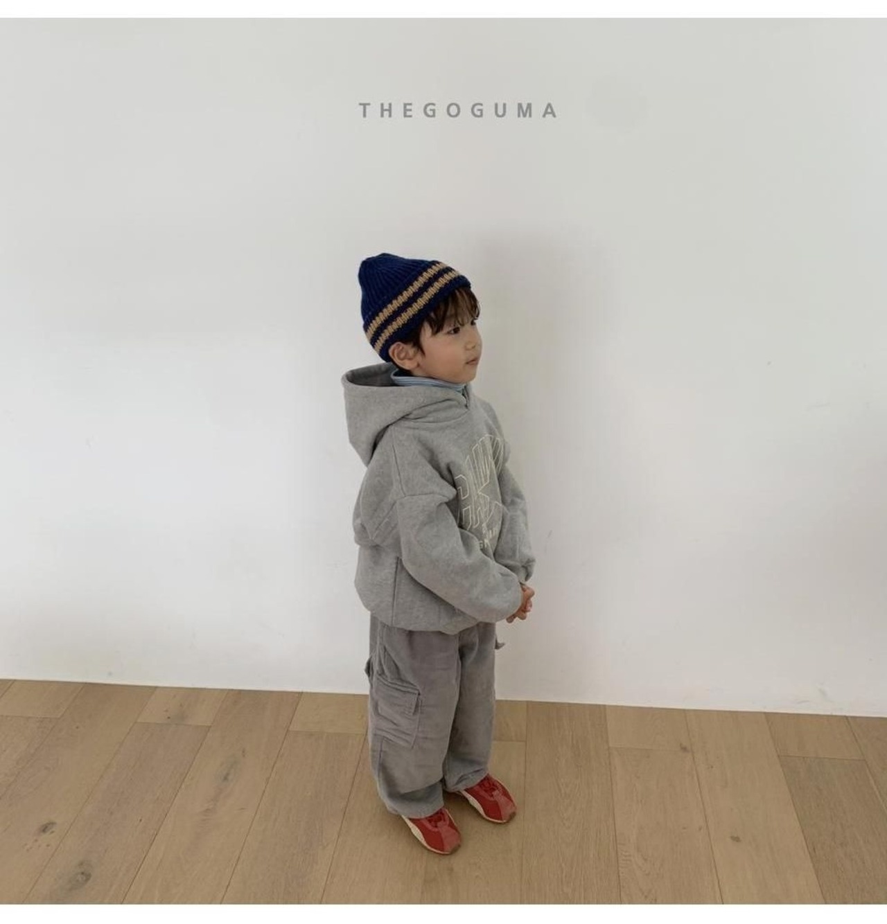 ザゴグマ / THE GOGUMA / キャンパスフードT / 韓国子供服 / キッズ / 26winter〖取寄〗*XS~XL*
