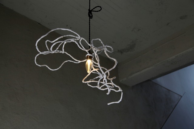 Wire Glass Lamp 01