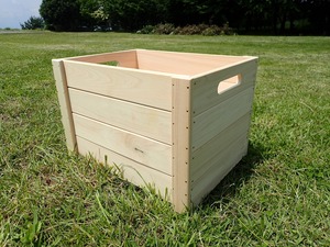 ヒノキの木箱