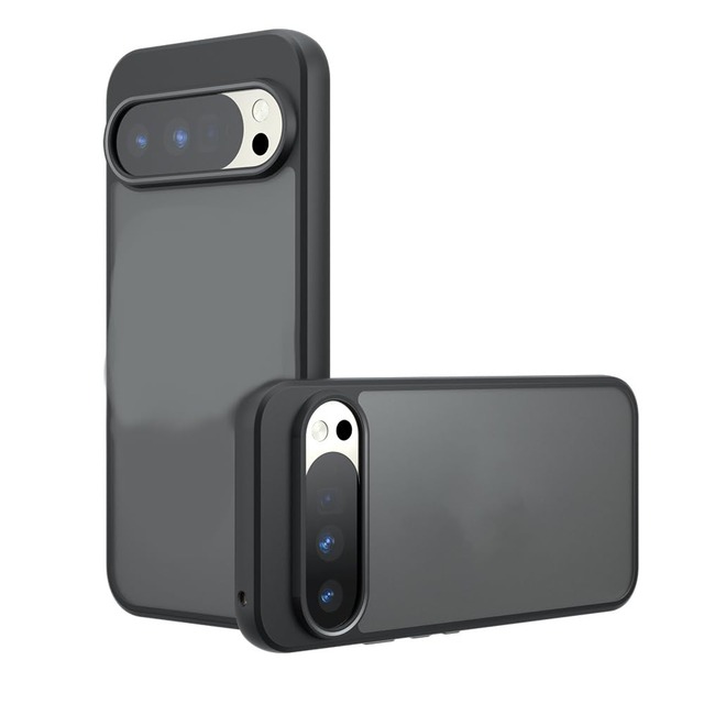 Feichangopen Google Pixel 10 / Pixel 10 Pro 用 ケース Magsafe対応 ガラスフィルム(2枚) Pixel 10 Pro XL 対応 保護ケース Greerass ガラスフィルム付き 薄型 超軽量 耐衝撃 擦り傷防止 指紋·汚れ防止 手触り良い 着脱簡単 (ブラック)