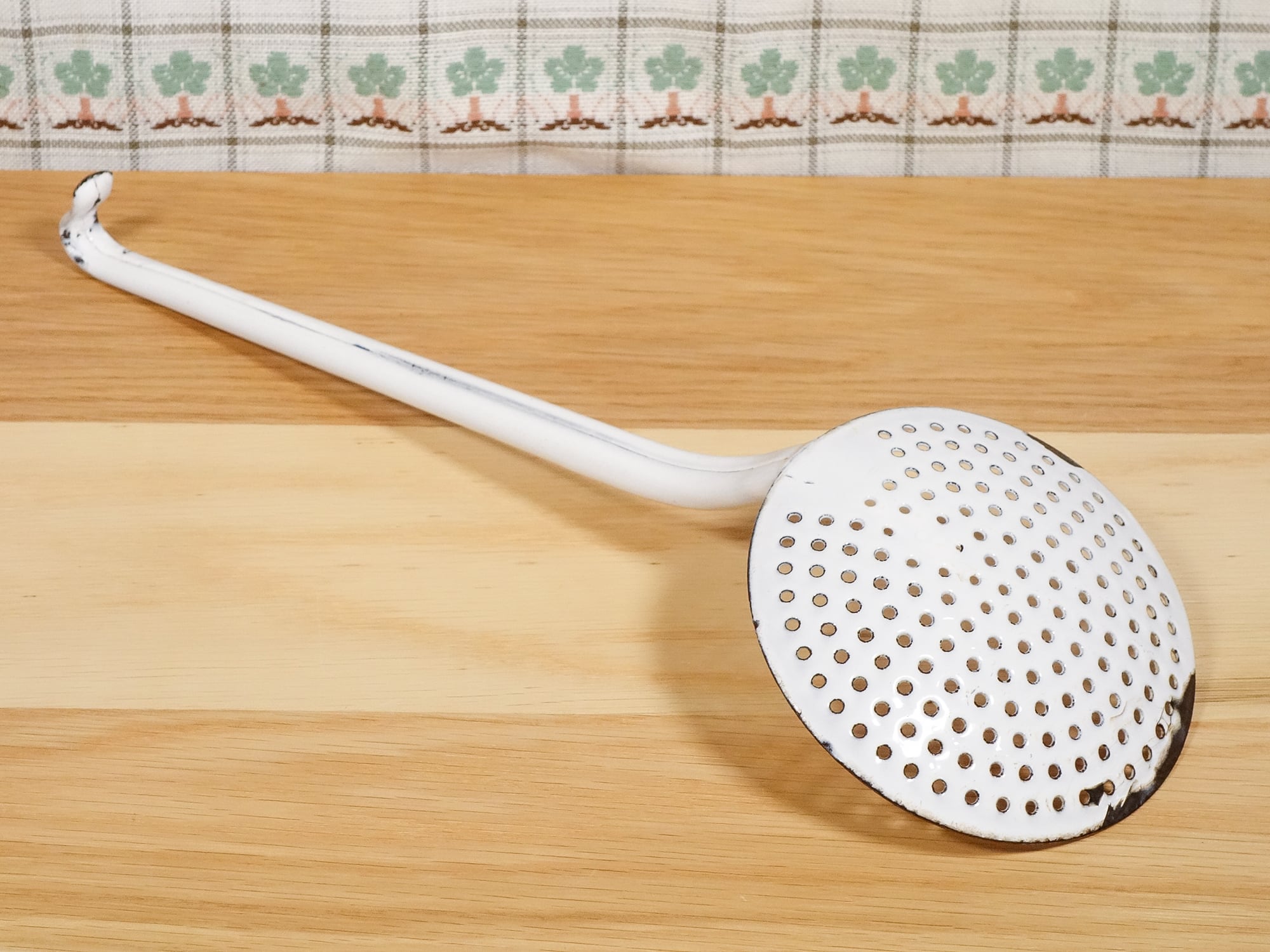 Vintage】オランダ ホーロー 穴あきレードル /t075B | 2takt-store