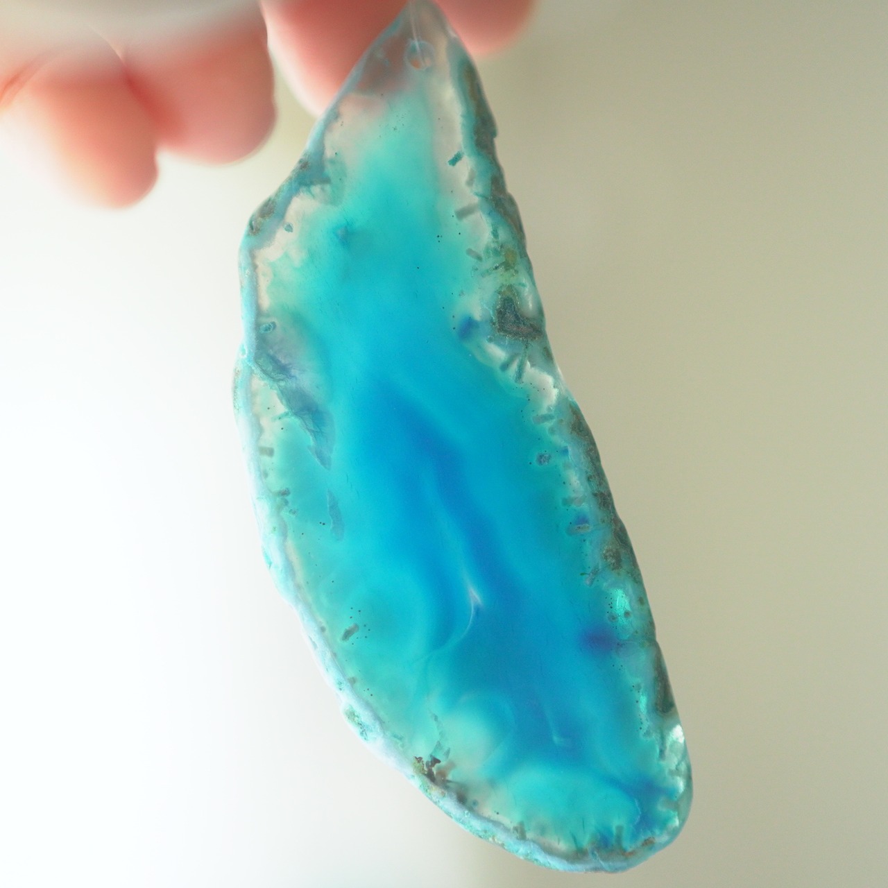 Marine Blue 06 - アゲートヒーリングチャイム / Agate Sun Catcher Wind Chime 744