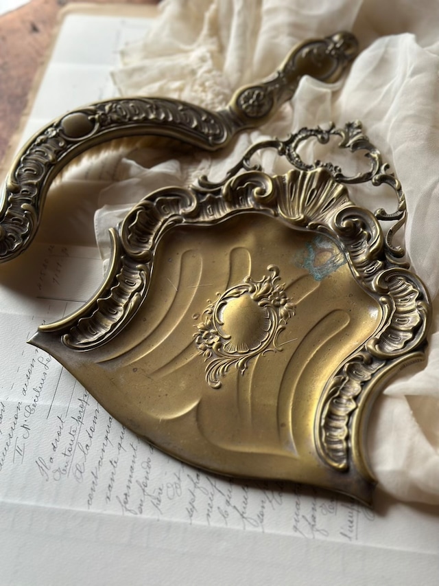 黄金色のダストパン＆ブラシセット