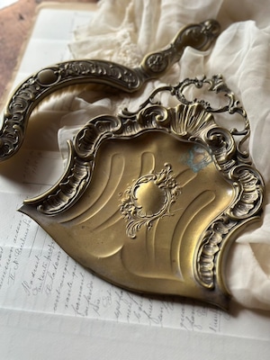 黄金色のダストパン&ブラシセット