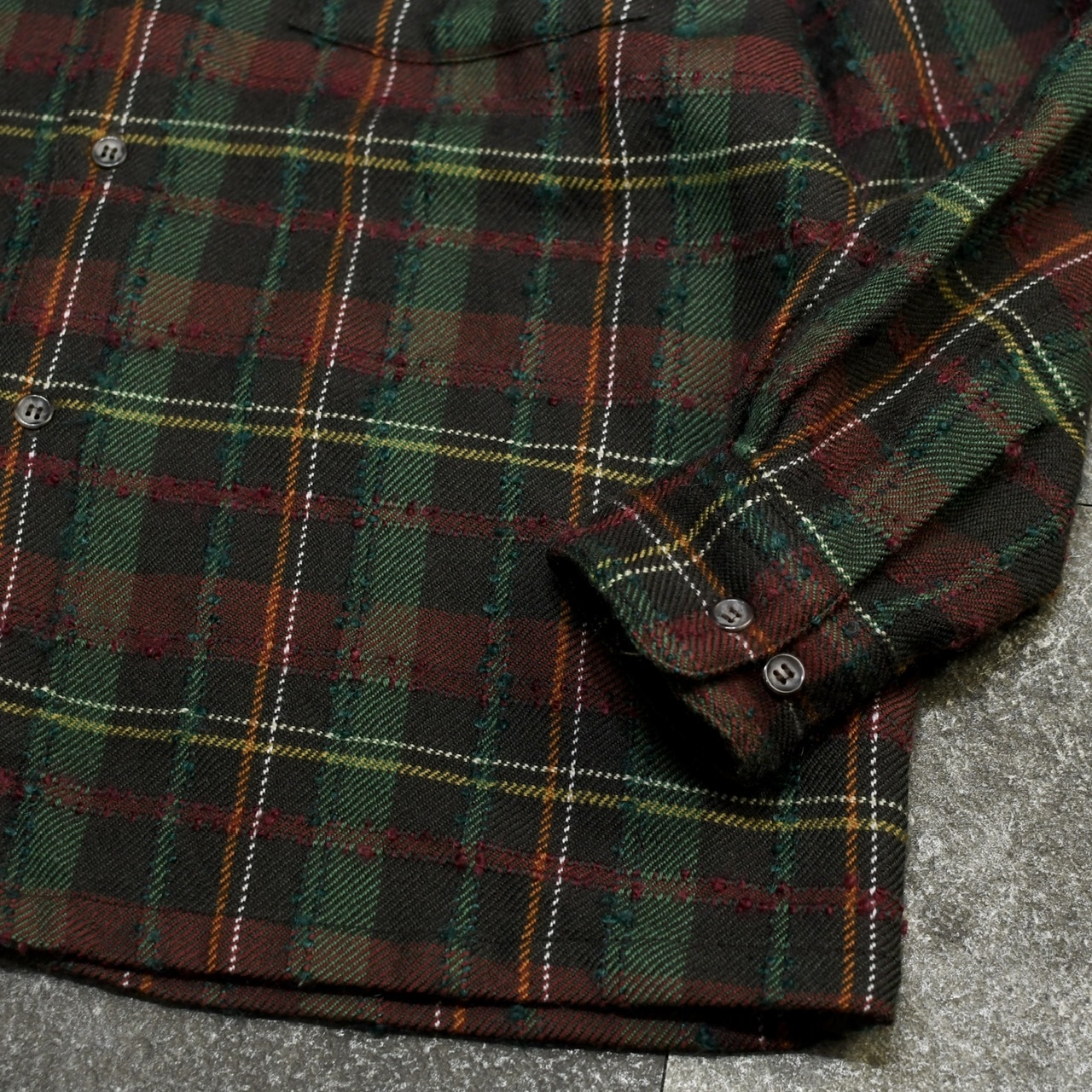 nep design tweed check shirt