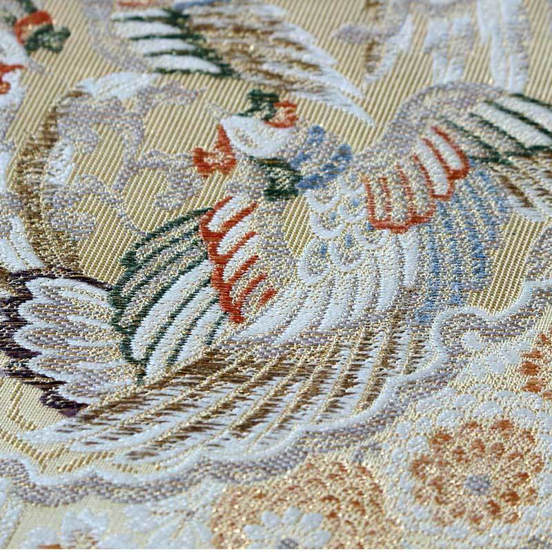【レトロ】着物帯　刺繍　絞り　鳳凰　吉祥　リメイク レトロ】着物帯 刺繍 絞り 鳳凰 吉祥 リメイク レトロ】着物帯刺繍絞り
