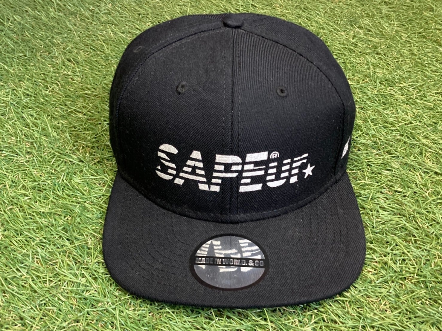 SAPEur LOGO CAP ブラック