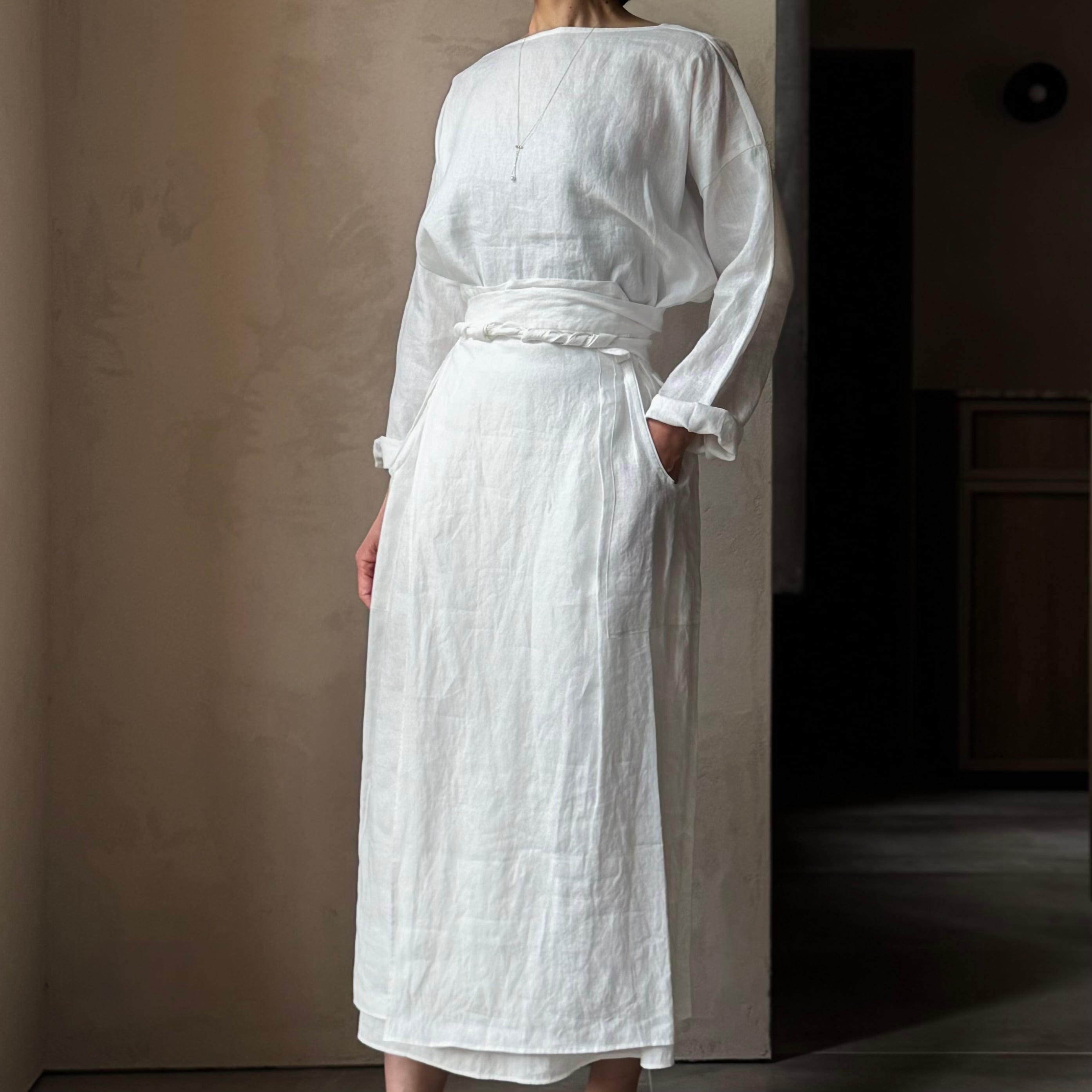 【期間限定販売】SP |1/60 LINEN APRON ONEPIECE ※5/17 (日)18:00〜25(月)18:00