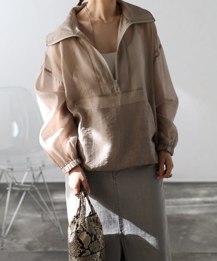 シアー ブルゾン Ezick（エジック）の「Many belt シャーリングシアーブルゾン