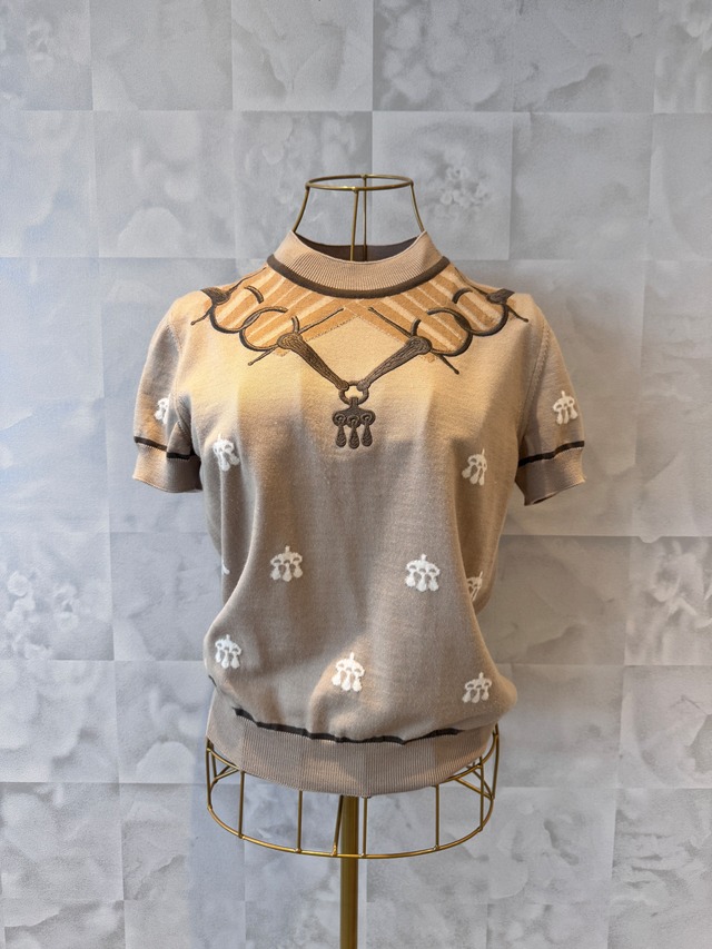 HERMES Mors a jouets chemise ニット