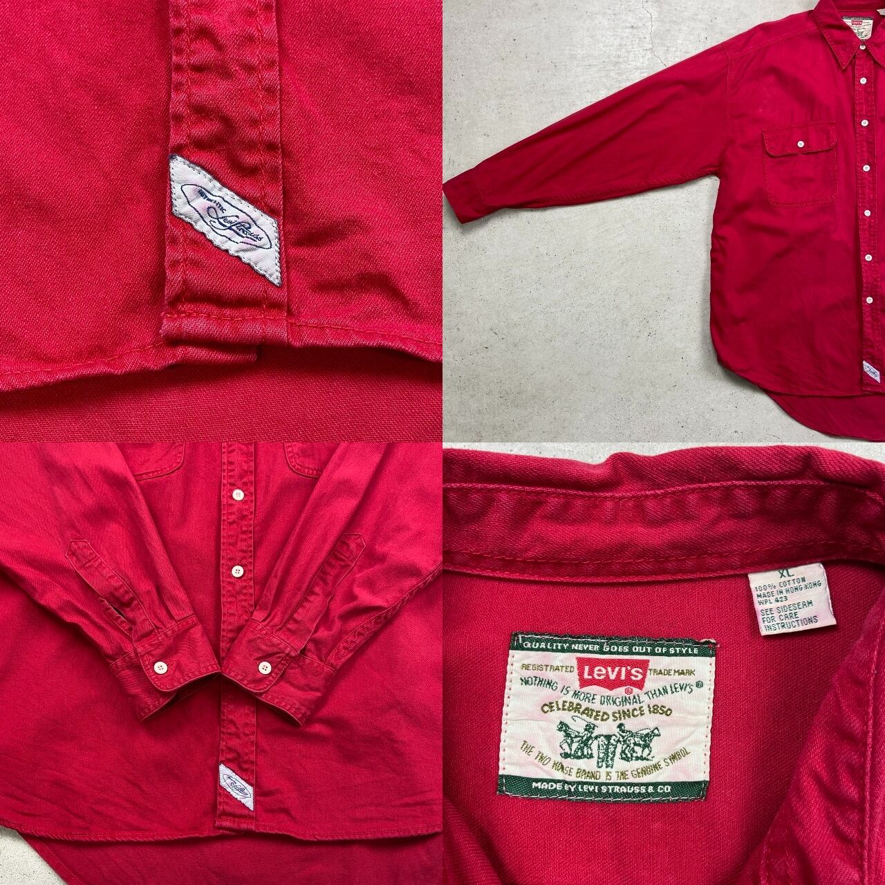 90年代 Levi's リーバイス オックスフォードシャツ メンズ2XL相当 古着
