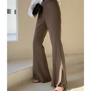 slit flare pants N10565