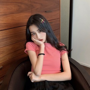 【MumuIns 】　夏新作ファションス4色ショットTシャツ　 A0267