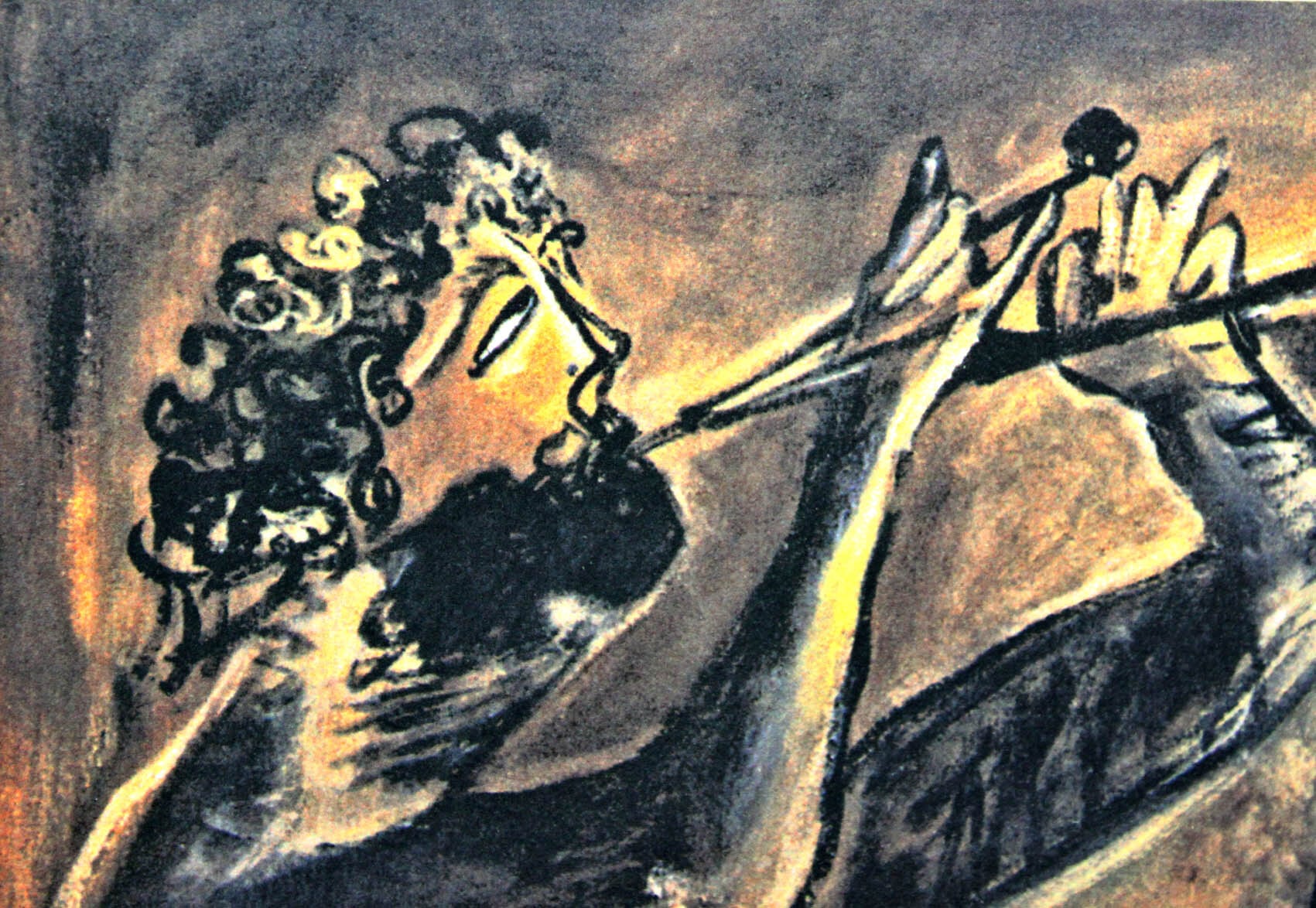 パブロ ピカソ「バッカス」額縁4色選択可能 作品証明書 展示用フック 限定500部エディション付複製画ジークレ