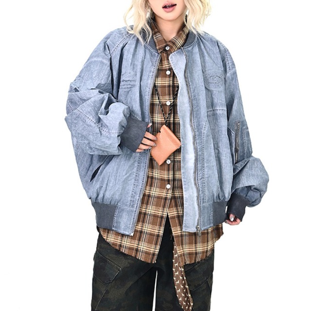 fade design blouson　フェードデザインブルゾン　J1419