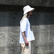 Leh(レー)Embroidery Check Shirts、ANACHRONORM(アナクロノーム) FRONT YORK DENIM SHORTS、春夏ストーリートstyle