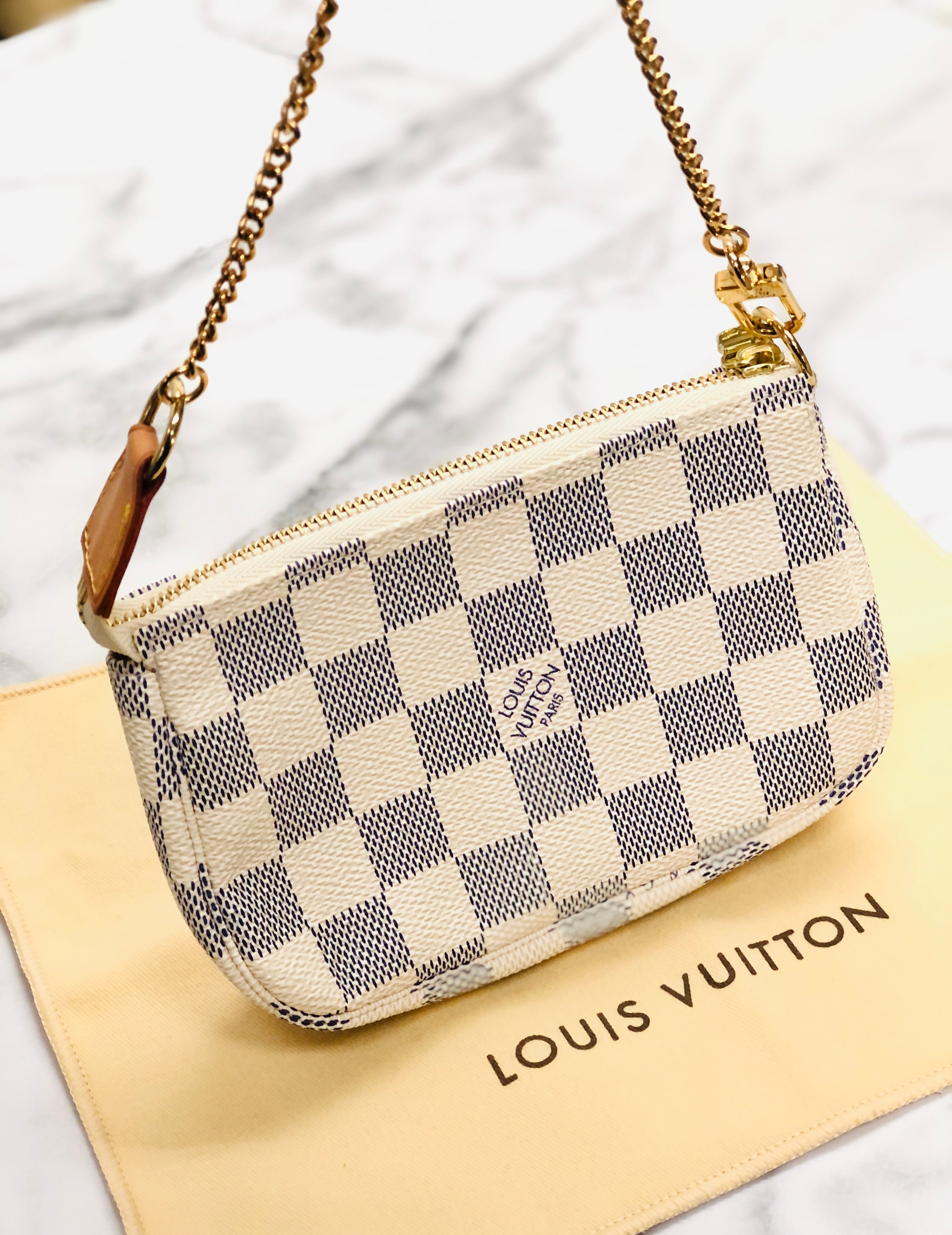 LOUIS VUITTON ルイ ヴィトン ダミエアズール PVC N58010 ミニ ...