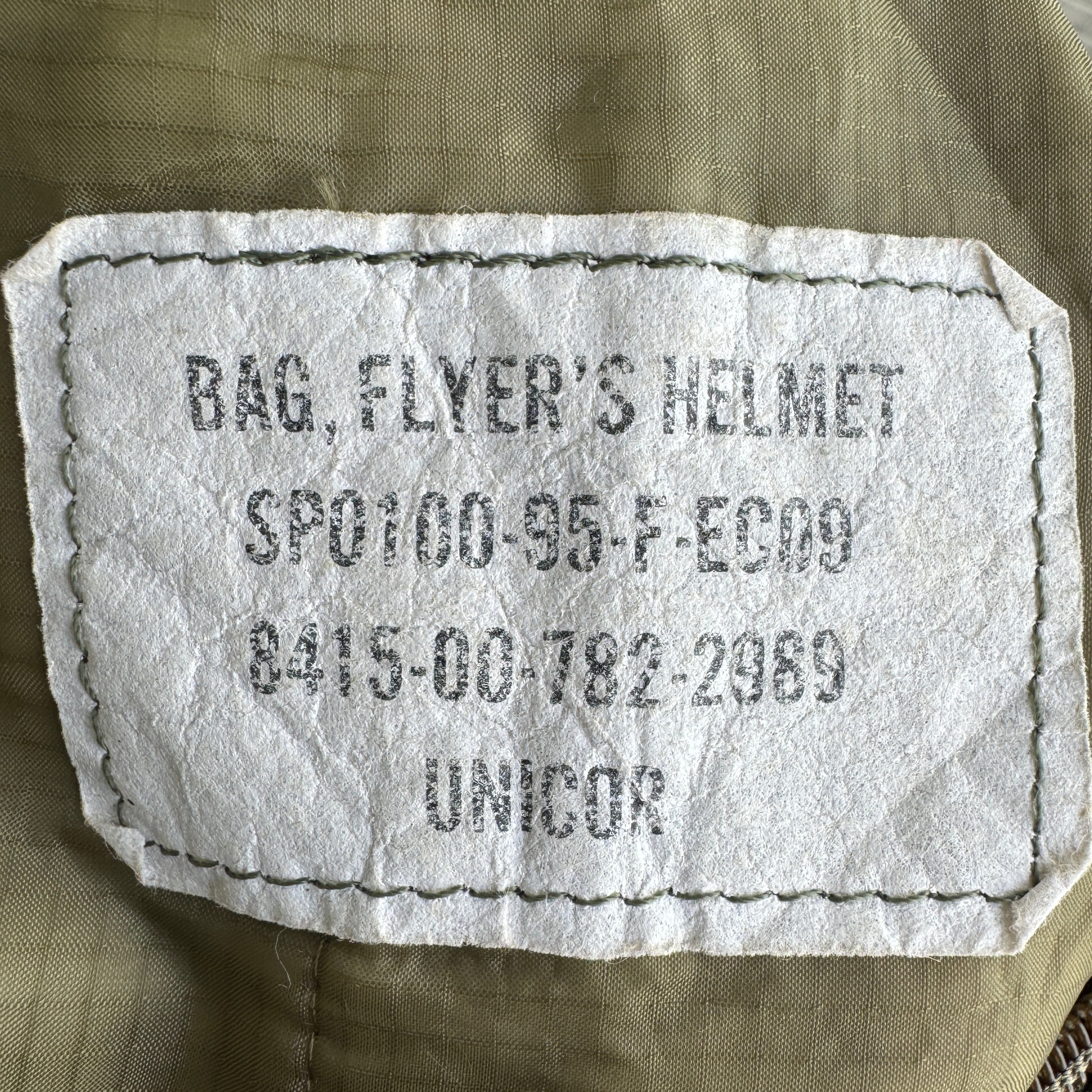 95年製 US Army Helmet Bag / アメリカ軍ヘルメットバッグ 95年製 US Army Helmet Bag / アメリカ軍ヘルメットバッグ