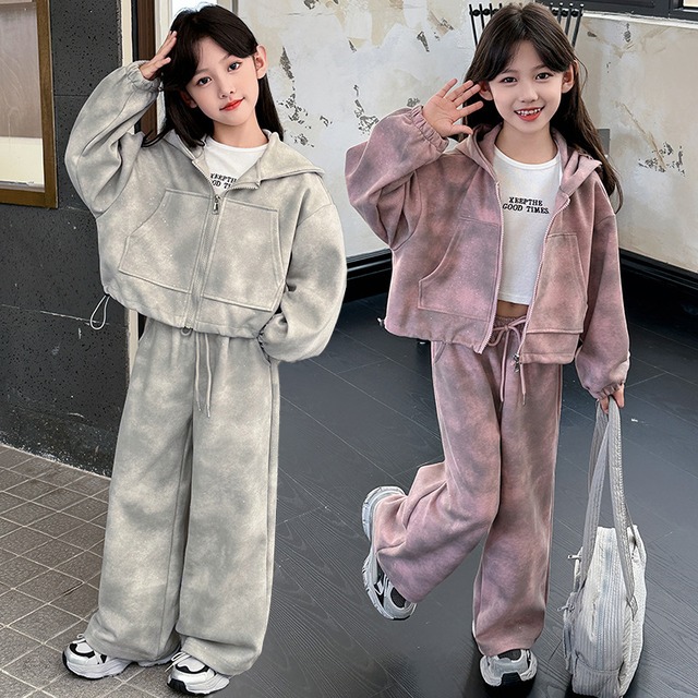 kids パーカーセットアップパンツ