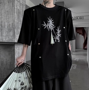 Chinese style cool top with tassels