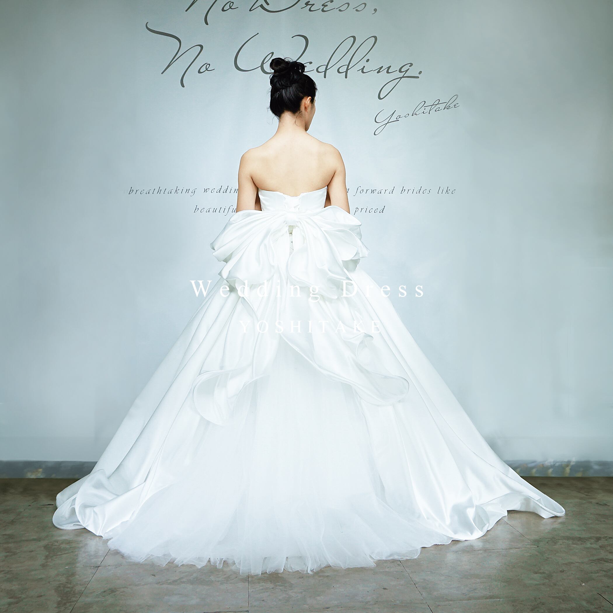 オーダー制作】ウエディングドレス(無料パニエ) ウエディングドレス