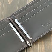 HORWEEN × レーデルオガワ ホースバット マネークリップ バーガンディ