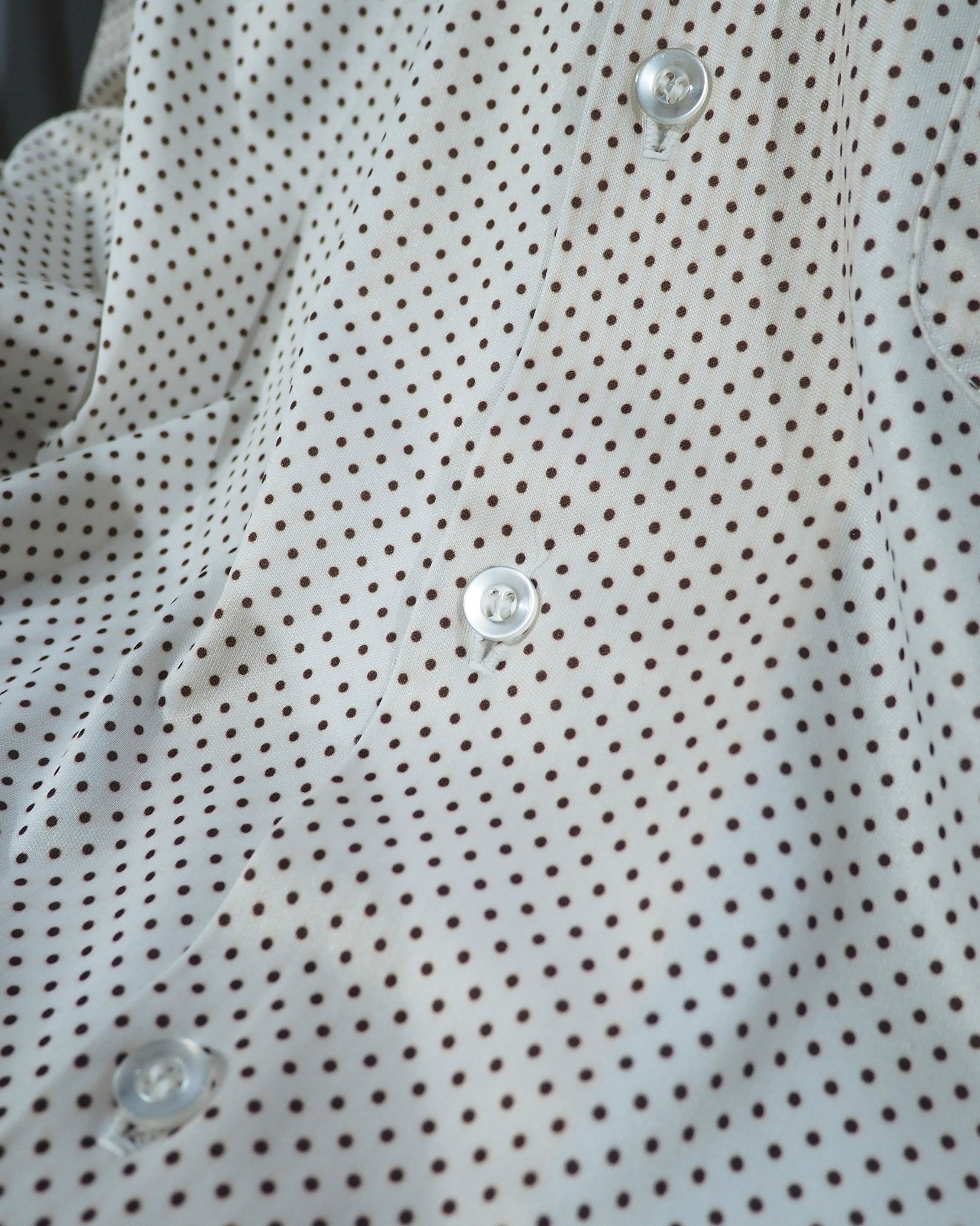 1980s White Dot × Unknown Embroidery vintage SS shirt